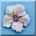 J29. Enamel flower pin. 